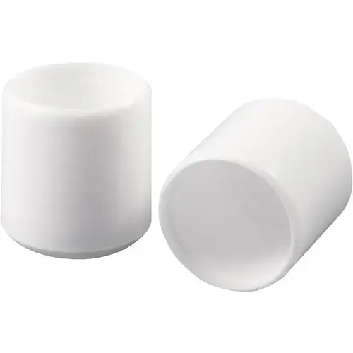 Leg Tip Rubber White Round 5/8" W X 5/8" L White