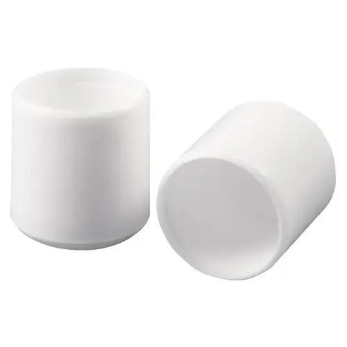 Softtouch 4676995N Leg Tip Rubber White Round 1-1/8" W X 1-1/8" L White
