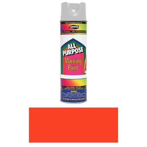 WILLIAMS INDUSTRIAL SALES CO 247 Marking Paint - All Purpose Fluorescent Orange 15-oz