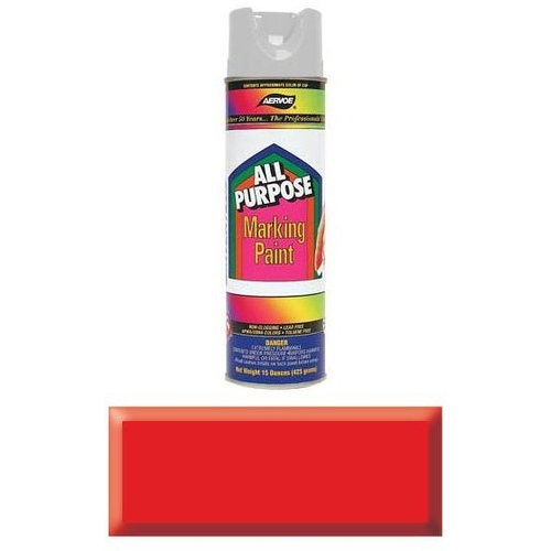 WILLIAMS INDUSTRIAL SALES CO 256 Marking Paint - All Purpose Red 15-oz