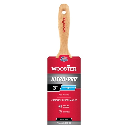 Wooster 0041730030 3 in. Ultra/Pro Firm Jaguar Nylon/Polyester Flat Brush