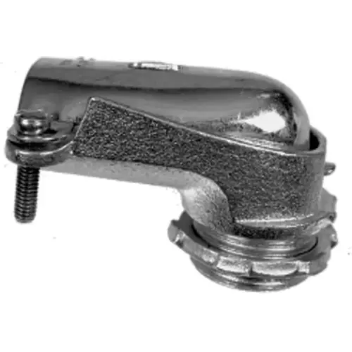 SQUEEZE CONNECTOR 90 DEG ANGLE 3/8 IN Zinc