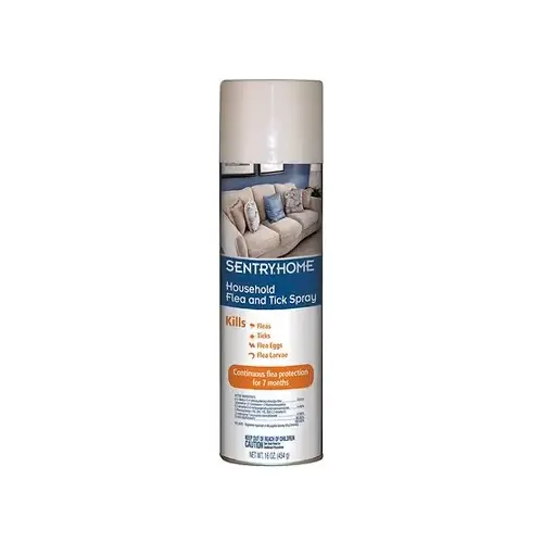 Sergeant's 02424 Home Household Flea & Tick Spray for Pets 16-oz Bottle