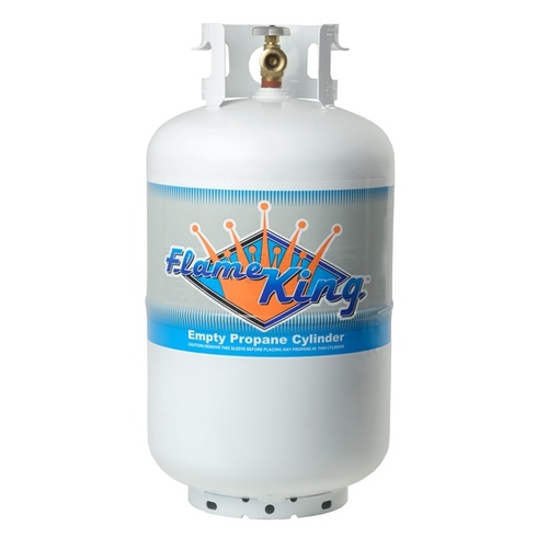 Manchester Tank 1160TC.5 Propane Acme/OPD Cylinder 30-lbs 6.8-Gallons Vertical White