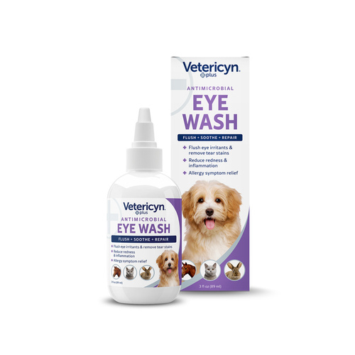 AMERICAN DISTRIBUTION & MFG CO 1037 Eye Wash Liquid Drops for Animals 4-oz