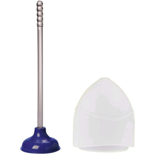 PlumbCraft 7506600 Toilet Plunger 22" L X 4" D Blue