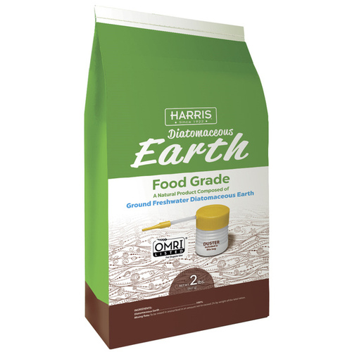 Harris DE-FG2P Diatomaceous Earth with Powder Duster, Powder, 2 lb Bag