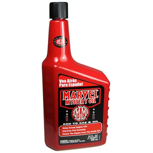 Marvel Mystery Oil MM13R Lubricant Oil, 1 qt Bottle Red