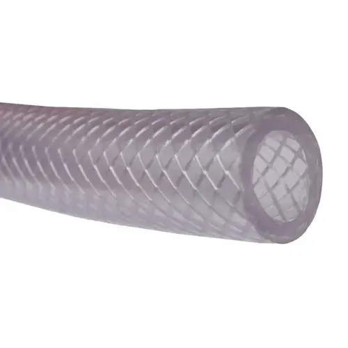 Hose - PVC Braid Reinforced Clear 3/4" x 50ft 150-PSI