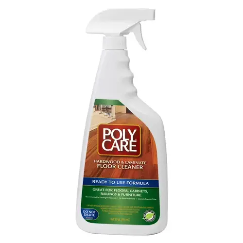 PolyCare 70034 PolyCare Hardwood & Laminate Floor Cleaner - Ready to Use Formula - 32 Ounces