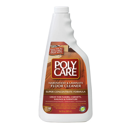 PolyCare 70020 PolyCare Hardwood & Laminate Floor Cleaner - Concentrate Formula - 20 Ounces