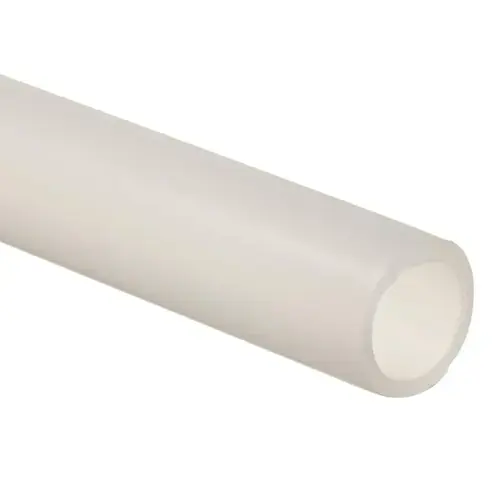 T16 Series Pipe Tubing, Plastic, Translucent Milky White, 100 ft L