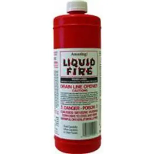 Amazing Liquid Fire LF-Q-12-XCP12 Drain Opener Liquid 32 oz - pack of 12