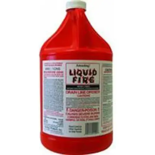 Amazing Liquid Fire LF-G-4-XCP4 Drain Opener Liquid 1 gal - pack of 4