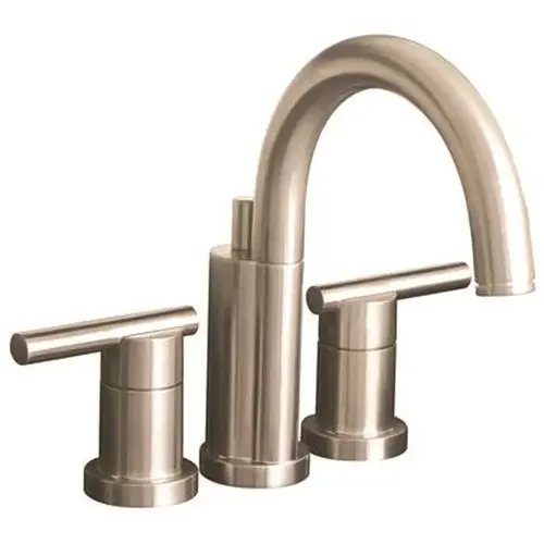 Essen 4 in. Centerset 2-Handle Bathroom Faucet in Brushed Nickel Chrome