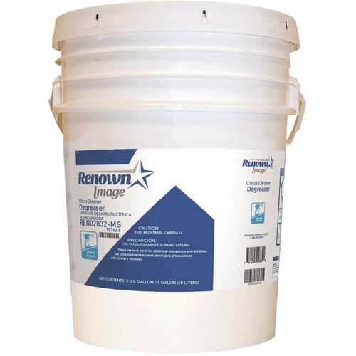 5 Gal. Citrus Cleaner Degreaser (1-Pail) Orange