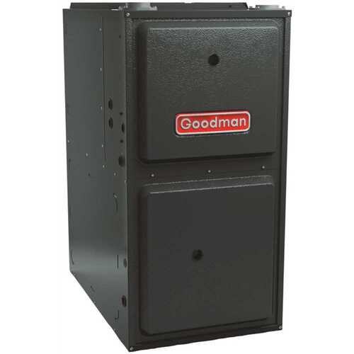 Goodman Manufacturing GM9S960603BN 96% AFUE GM9S96 Gas Furnace Nine Speed ECM, Single Stage, Upflow/Horizontal, 60000 Btu BTUH/H