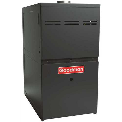 Goodman Manufacturing GC9S800804BX 80% AFUE GC9S80 Gas Furnace Nine Speed ECM, Single Stage, Downflow/Horizontal, 80000 Btu BTUH/H