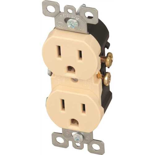 HD Supply-Maintenance Warehouse 2005A-N-IV Maintenance Warehouse 15 Amp 125V Duplex Wall Receptacle - Ivory