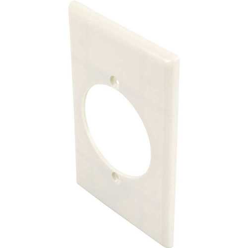 HD Supply-Maintenance Warehouse 3084J-WH Maintenance Warehouse Single Gang Receptacle Wall Plate 30 or 50 Amp -White