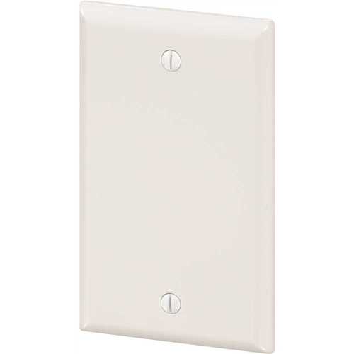 HD Supply-Maintenance Warehouse 3041-WH Maintenance Warehouse Single Gang Blank Wall Plate - White