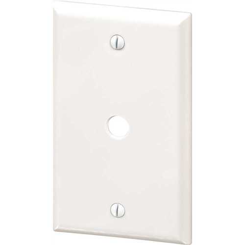 HD Supply-Maintenance Warehouse 3121-WH Maintenance Warehouse Single Gang Telephone/Cable TV Wall Plate - White