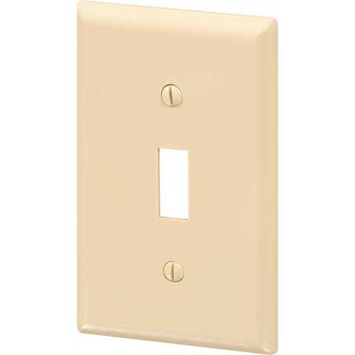 HD Supply-Maintenance Warehouse 3011-IV Maintenance Warehouse Single Gang Toggle Wall Plate - Ivory