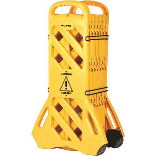 ALPINE ALP499-BAR-KIT1 13' Expand Mobile Barricade/safety Fold Gate/traffic Fence