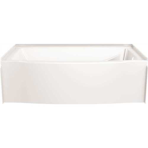 Classic 500 Curve Alcove Bathtub Right Drain 60x32" White