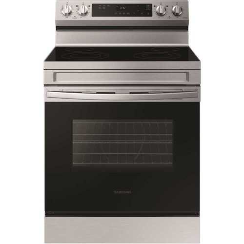 6.3 Cf Electric Freestanding With 4 Element Cooktop And Steam Clean