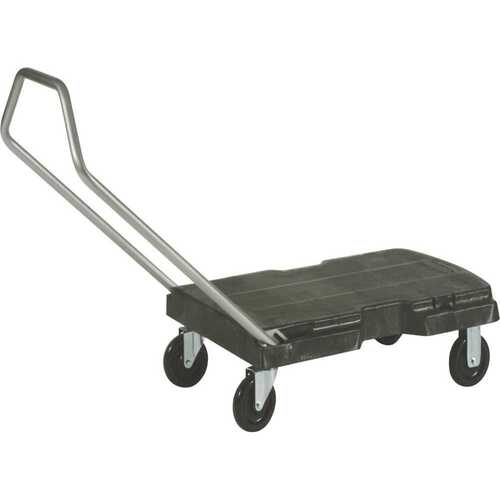 Commercial Triple Trolley Cart 500lb Capacity Black