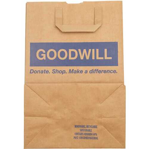 1/6 Eco Bag 70# Handle Bag Goodwill - pack of 300