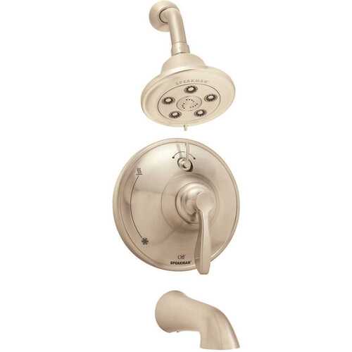 Slv-10430-bn Chelsea Diverter Trim Shower And Tub Combination