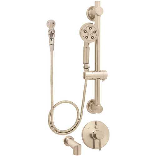 Slv-1490-ada-bn Neo Diverter Trim Handicap Shower And Tub System