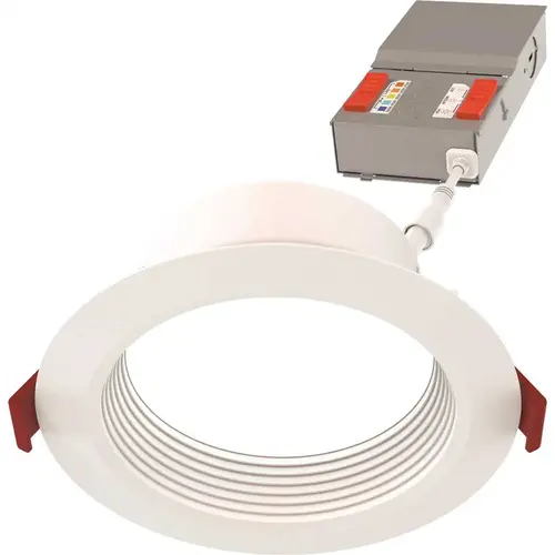 Juno WF4 DREG B ALO19 SWW5 90CRI MW Wafer 4" LED Regressed Baffle Downlight, Switchable Cct, Matte White