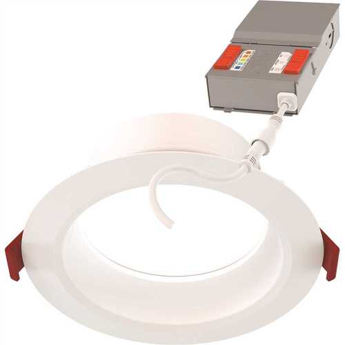 Juno WF4 DREG SM ALO19 SWW5 90CRI M Wafer 4" LED Regressed Smooth Downlight, Switchable Cct, Matte White