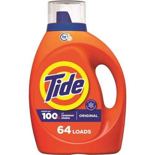 TIDE 30772121105 84oz He Original Scent Liquid Laundry Detergent - pack of 4