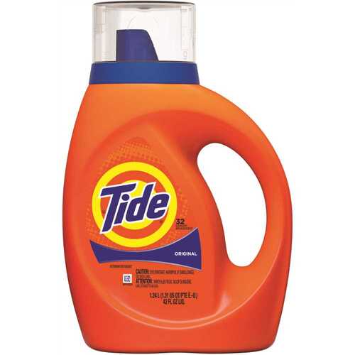 TIDE 30772121174 42oz He Original Scent Liquid Laundry Detergent - pack of 6