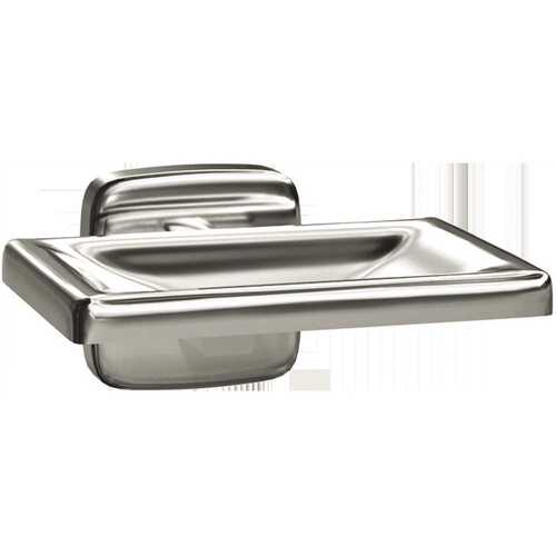 ASI American Specialties, Inc. 10-7320-B Soap Dish Stainless Steel Brite Finish