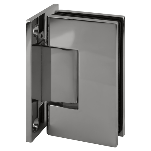 US Horizon HGTWFPC Designer Series Shower Door Wall Mount Hinge With Full Back Plate Polished Chrome