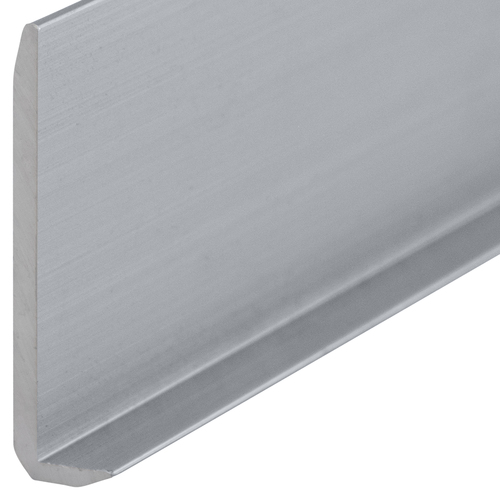 Brite Anodized Aluminum 1/4" L-Bar Extrusion -  18" Stock Length - pack of 5