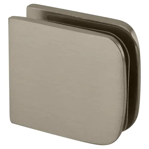 Brushed Nickel Roman Series Fixed Panel U-Clamp