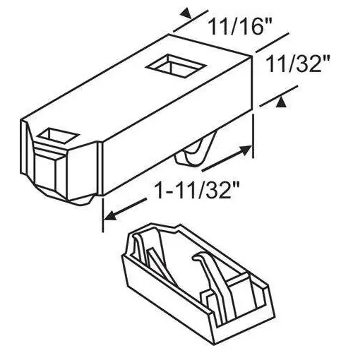 Tamp-R-Lock For Pivot Shoe Clear