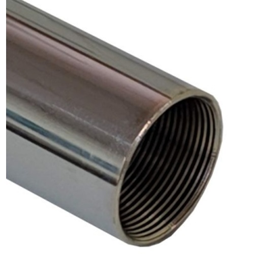 1-5/16 Steel Polished Chrome Tube - 4 Foot - Threaded