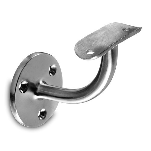 Handrail Bracket 304 SS MOD 0122 Satin Brushed