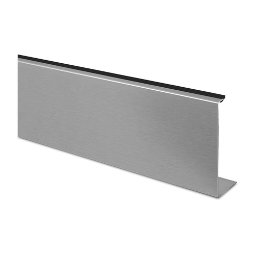 Fascia Mount Cladding Easy Glass Slim 316 SS Satin Brushed