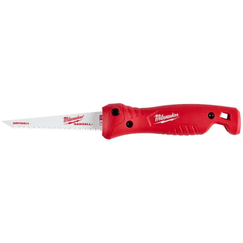 Milwaukee 48-22-0305 Jab Saw, 6 in L Blade, 18 TPI, Ergonomic Handle, Rubber Handle Red