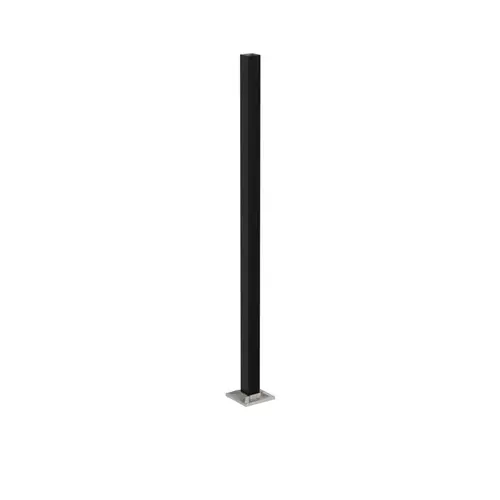 Square Post 304 SS Matte Black