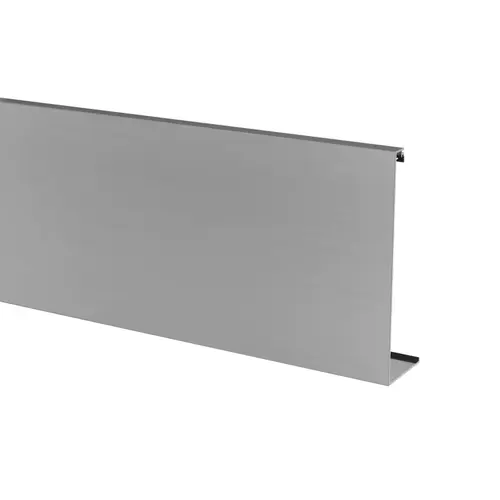 Fascia Mount Cladding Easy Glass Prime Y Alu Brushed Anodized