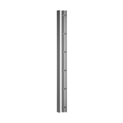 Easy Glass View Profile Aluminum Brushed Anodized